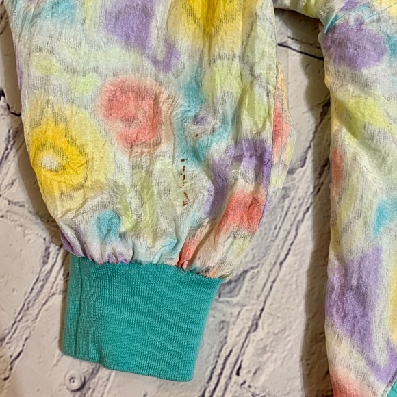 Vintage Tie Dye Windbreaker Reversible XL - Picture 5 of 10